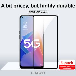ZHIYUANXIANG | For OPPO A96 Full Coverage Black Edges Screen Protector