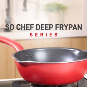 Wajan Tahan Panas Tefal So Chef Deep Frypan 24cm