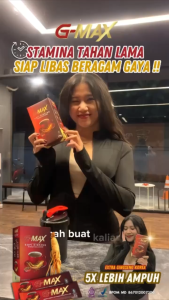 Kemasan 1 Sachet G MAX Kopi Ginseng Kopi Stamina PRIA BPOM HALAL