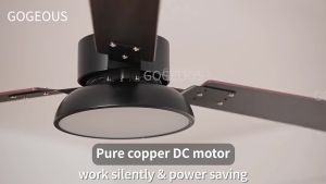 Greed wind Nordic ceiling fan with light 3 Blades industrial chandelier Remote Control Tricolor Light Fans