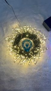 Dây đèn led trang trí cành nguyệt quế (dây đen) 10m/20m/25m 220V ánh sáng vàng nắng/đủ màu