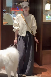 SHIMO | Womens Short-Sleeved Baseball Jacket Autumn 2025 New Style Loose Fit Casual Fashionable Petite