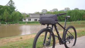 West Biking | WEST BIKING 6.2L Multifunctional Waterproof Bicycle Handlebar Bag with Shoulder Strap & Reflective Strip Front Bike Bag for MTB