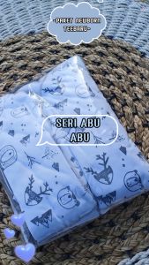Paket 18pcs baju bayi seri abu / perlengkapan bayi baru lahir hemat