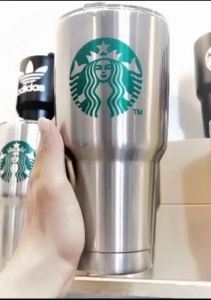 cốc giữ nhiệt chống tràn tặng kèm bộ ống hút inox cao cấp