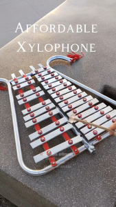 LYRE XYLOPHONE Complete Set (Mini Small Small Medium Large ) with Box Free Bag Lyre Beater Strap
