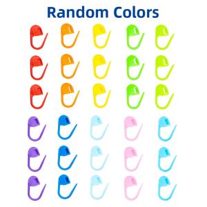 Hand Knitting Needle Large Head Plastic Crochet Needle for Sweater Mending Toy Sewing Needle DIY Home Textile Sewing Tool