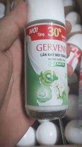 [Tăng 30%] Lăn Khử Mùi Gervenne 65ml – Giảm Mồ Hôi Trắng Da Hương Nước Hoa Quyến Rũ