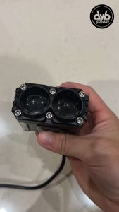 LAMPU TEMBAK LED SQL TEBAL HI-LOW PUTIH KUNING KABUT FOGLAMP LASER MOBIL MOTOR