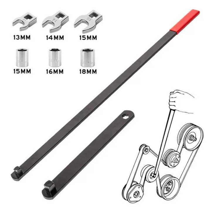 8Pcs set car Idler Pulley Adjustment Wrench serpentine Belt Tension