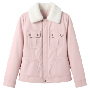 CHANGTONG | Elegant French Style Thickened Collar Short Jacket