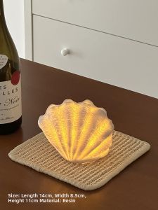 LED Lighted Seashell Ornament Decorative Item