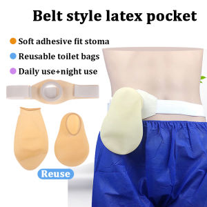 Stoma Bag Waist Belt Reusable Stool Bag Fistula Bag Disposable Rectal Rerouting Fistula Stool Bag Cover Bag Waist Belt Type