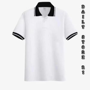 Kaos Polo Shirt Polos Kerah Kombinasi Seragam Pria | Kaos Kerah Pria Lengan Pendek