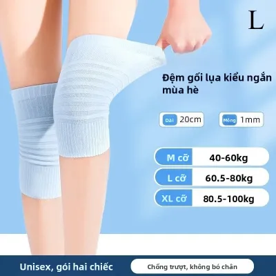 Tất Cotton Mỏng Bảo Vệ Đầu Gối Nam Nữ Bao Phủ Khớp Giữ Ấm Dùng Trong Phòng Điều Hòa Miếng Đệm Đầu Gối Khi Ngủ