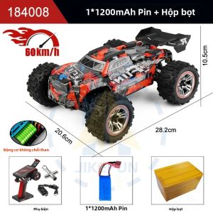 Xe Điều Khiển Từ Xa WLtoys 184008 4WD Tỷ Lệ 1/18 Chuyên Nghiệp Tốc Độ Cao Drift Xe Đua 60KM/H Dành Cho Trẻ Em Trai