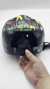 Smart DIY LED Kids Balance Bike Helmet Childs Cycling Bicycle Safety outdoor sports Cycling Helmet LED Display with App control
