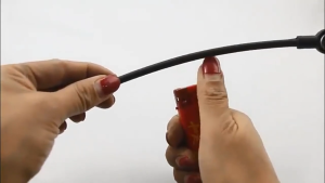 5PCS Electric Vehicle Battery Connection Cable 4mm Injection Molded Capped Connecting Cable