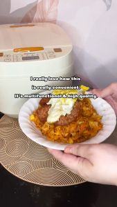 MAIMEITE Rice Cooker 6L Large Capacity Home Multifunctional Electric Non-Stick Pan