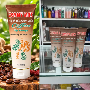 Tẩy Da Chết Mặt Và Body ZEMMY MAX 250G giúp làm sạch da chết da trắng sáng tự nhiên.