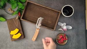 Stainless Steel Vegetable Peeler with Wooden Handle 3-in-1 Fruit Potato Peeler with Bottle Opener Kitchen Peeling Cooking Tools