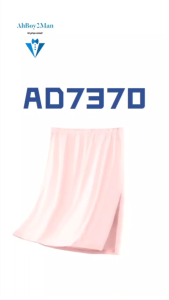Mens Sleepwear: Modal Fabric Skirt with High Side Slit Opening (AD7370)