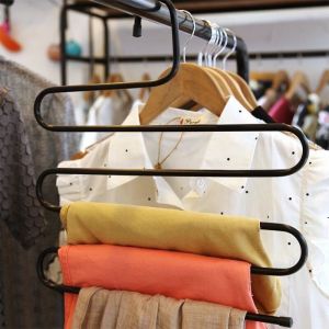 Móc Treo Quần Áo tiết kiệm không gian - 5 tầng chữ S thông minh