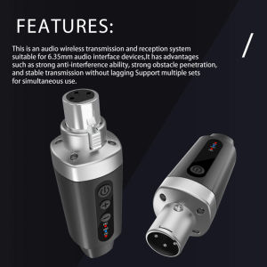 M04 2.4G Wired to wireless microphone system wireless microphone converter XLR transmitter and receiver for dynamic microphones