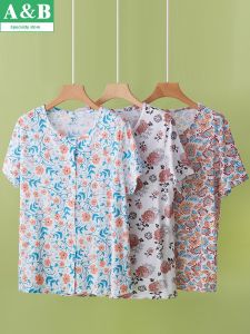 AB | Comfortable Cotton Short Sleeve T-shirt for Senior Women