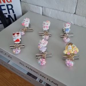 ที่หนีบเข็มขัดนักเรียน🎀[สินค้าพร้อมส่ง!!] ตัวหนีบเข็มขัด คิตตี้+ลูกตุ้ม น่ารัก (belt clip)