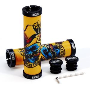 CNCLOL Silicone Lock On MTB Bike Handlebar Grips Mountain Bicycle Handle Grips Non-Slip Ultra Light Shockproof Soft Cycling Bar
