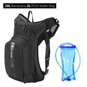 WEST BIKING 20L Cycling Hydration Backpack Ergonomic Cross Harness Climbing Hiking Outdoor Sport Travel Reflective Backpack