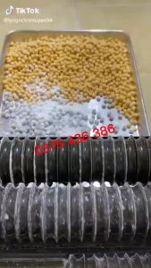 Máy vo viên trân châu khoai dẻo viên nghệ mật ong 8mm khuôn thép tráng men LD88A