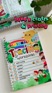 Personalized Tracing Workbook for Kids - Name Tracing Alphabet Numbers Shapes Lines Coloring Activities