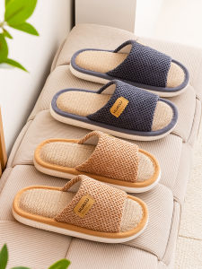 Dép Đi Trong Nhà Bằng Vải Lanh Cotton Mùa Xuân Cho Nữ Dép Đi Trong Nhà Chống Trượt Đế Dày Thấm Hút Mồ Hôi Cho Cặp Đôi