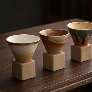 Creative Vintage Japanese Coarse Pottery Cup