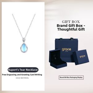 Grace Girl | Moonstone Teardrop Pendant Necklace
