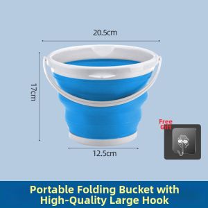 Collapsible Portable Plastic Water Bucket