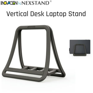 NEXSTAND K11 Vertical Laptop Stand for DeskWhite Desktop Notebook DockVertical Laptop Holder Space-Saving Organizer for All LaptopTablet