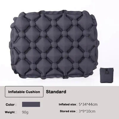 Inflatable Seat CushionPortable Lightweight Travel Air Sitting PadMoisture and Water Resistant Camping Chair Mat for Outdoor