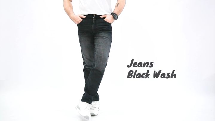 Gizmo Denim Pants Black Washed Gizmo Clothes Slimfit Jeans Jeans
