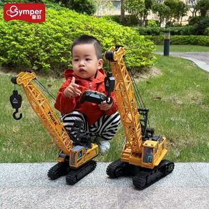 Xe Cẩu Công Trình Điều Khiển Từ Xa Cỡ Lớn – Đồ Chơi Mô Hình Hợp Kim Cao Cấp Cho Bé Trai – Có Pin Sạc & Remote