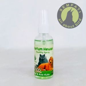 SEMPATI Parfum Kucing Anjing Hamster Sugar Glider Pelembut Bulu Wangi Anti Kutu Body Mist Grooming Anabul Pencegah Rontok Minyak Wangi Hewan Anti Scabies Antibacterial