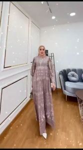 Dress Jumbo Hazima, Dress Wanita Busui Terkini 2024