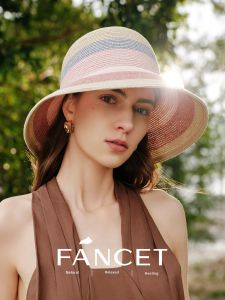 FANCET | Sun Protection Fashionable Large Brim Straw Hat