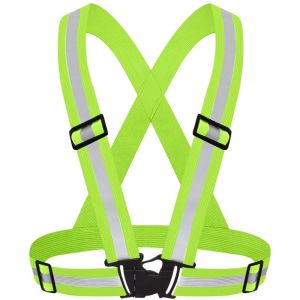 Reflective Safety Vest - High Visibility Vest Adjustable Straps for Outdoor Jogging Cycling Walking and Riding