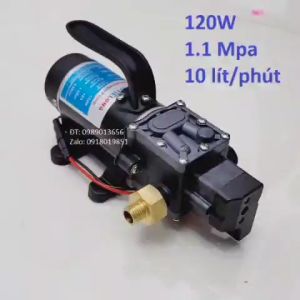 Máy bơm áp lực phun thuốc trừ sâu diệt khuẩn rửa xe tăng áp lực nước 12v120W 1.3Mpa 10L chính hãng - Lazada