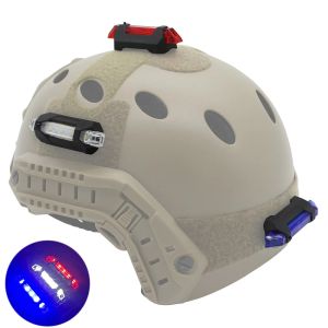 Tactical Helmet Backpack Signal Light USB Rechargeable Cycling Flashing Airsoft Sports Warning Life-saving Lamp