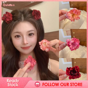 กิ๊บติดผมดอกไม้สไตล์จีน กิ๊บติดผมดอกไม้จำลอง ผมหางม้า กิ๊บติดผมขนาดเล็ก Culolo