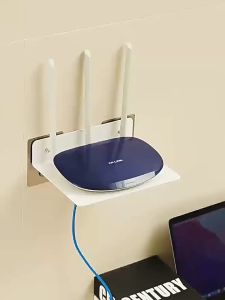 Router Rack Storage Box Projector Stand Holder Wall Modem Sundries Organization DVD Player TV Set-Top Box Holder Rack Shelf